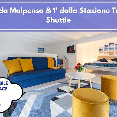 10' Da Malpensa & 1' Dalla Stazione TreniShuttle Apartman Somma Lombardo Kültér fotó